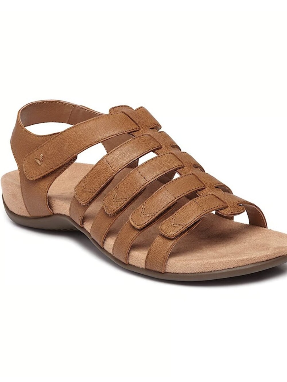 NIB Vionic Harissa Leather Sandals in Mocha